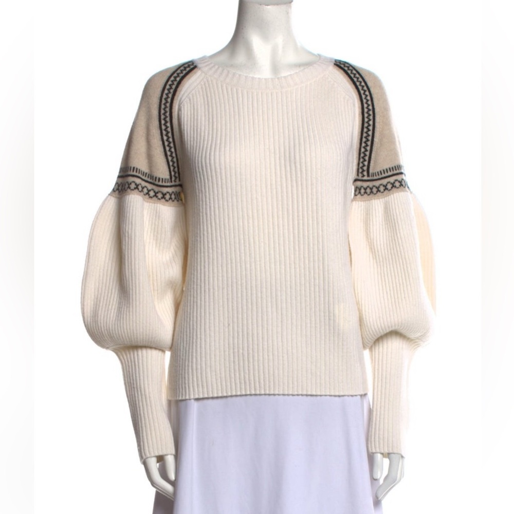 Max Mara Wool Printed Sweater
Neutrals
Size: Large (L)
Long sleeve